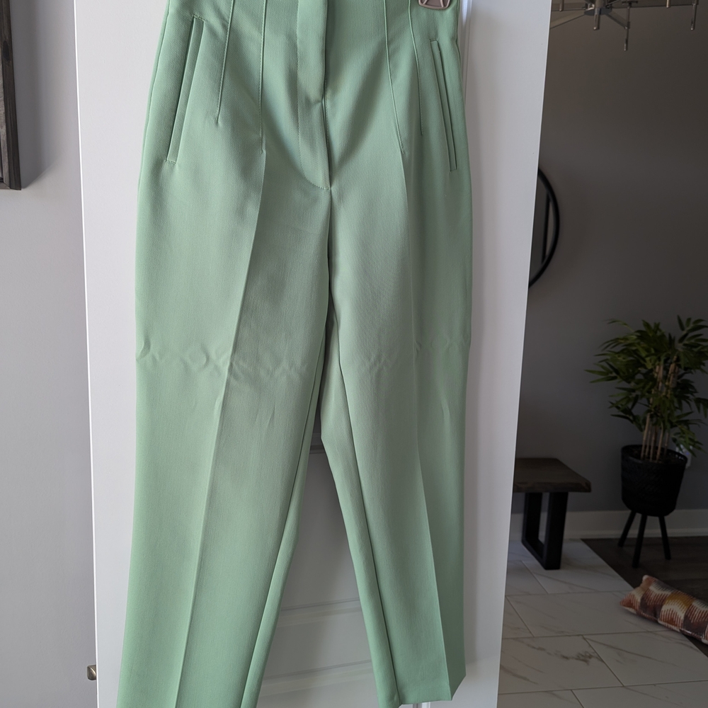 ZARA Elegant Green Women's Pants